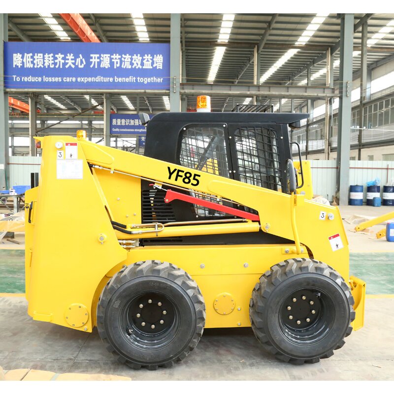 Loader Manufacturer - Factory Mini Skid Steer Wheel Loader with Backhoe