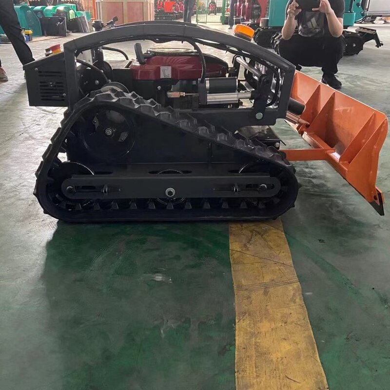 Lawn Mower Manufacturer - Mini Crawler Gasoline Engine Remote Control Robot