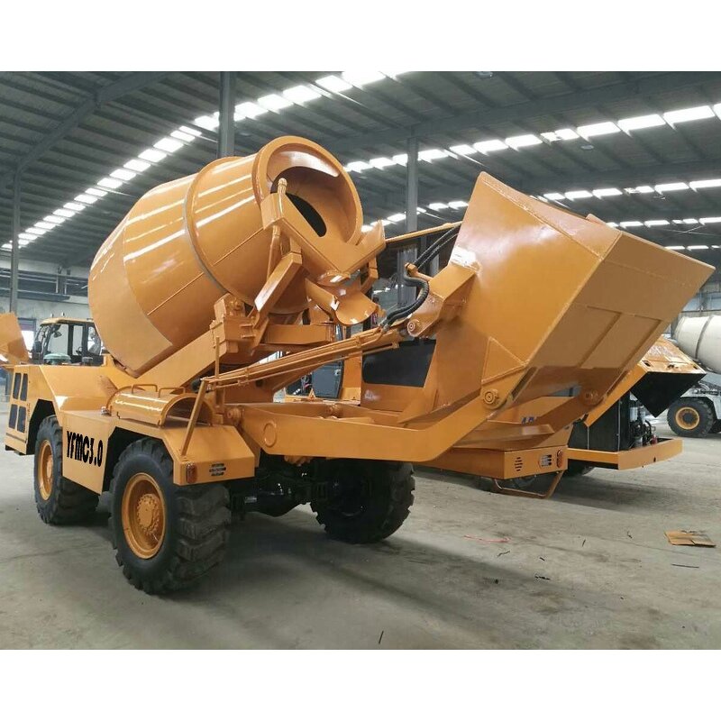 Concrete Mixer - Propelled Small Mobile Truck Self Loading Concrete Mixer