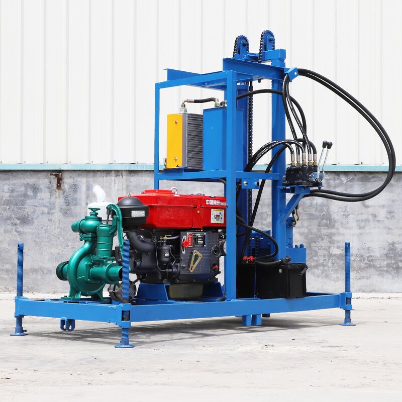 Drilling Rig - 100-200m Hydraulic Crawler Mounted Borehole Water Well Drilling
