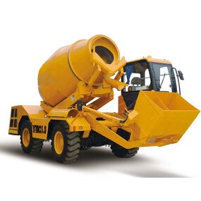 Concrete Mixer - Building Construction Electric Cement Self Loading Mixer