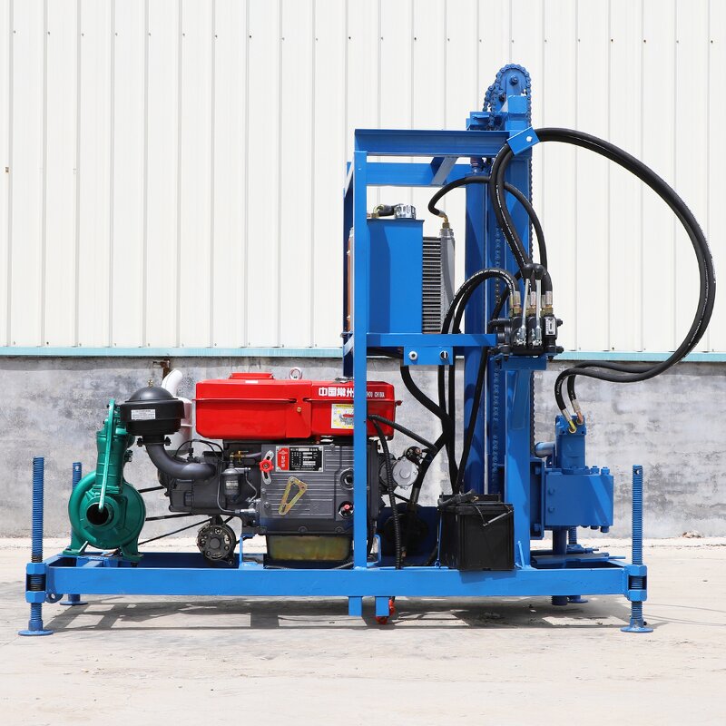 Drilling Rig - 50-150m Farm Diesel Electric Water Well Drilling Rig Machine