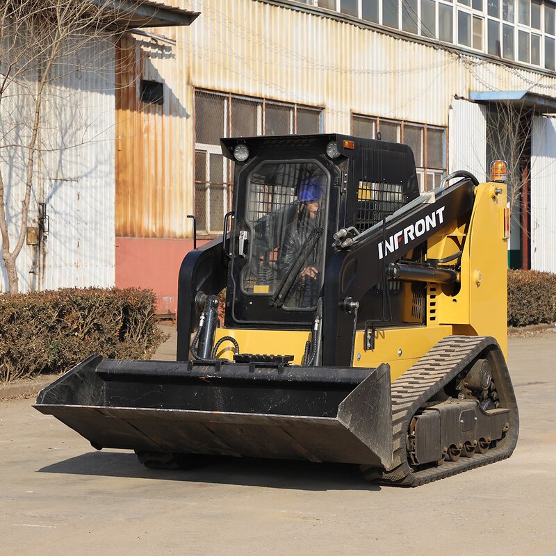 Loader Manufacturer - 1.5-3ton Skid Steer Wheel Mini Front Loader Factory Direct