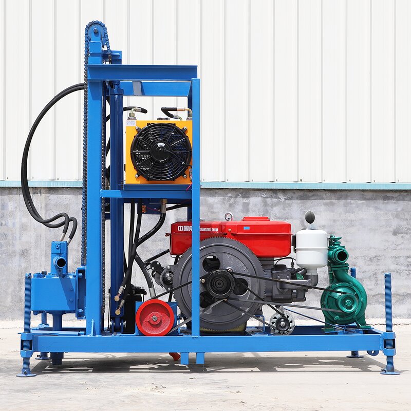 Drilling Rig - 100-200m Hydraulic Crawler Mounted Borehole Water Well Drilling