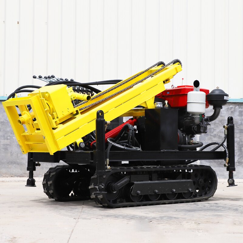 Drilling Rig - 100-200m Hydraulic Crawler Mounted Borehole Water Well Drilling