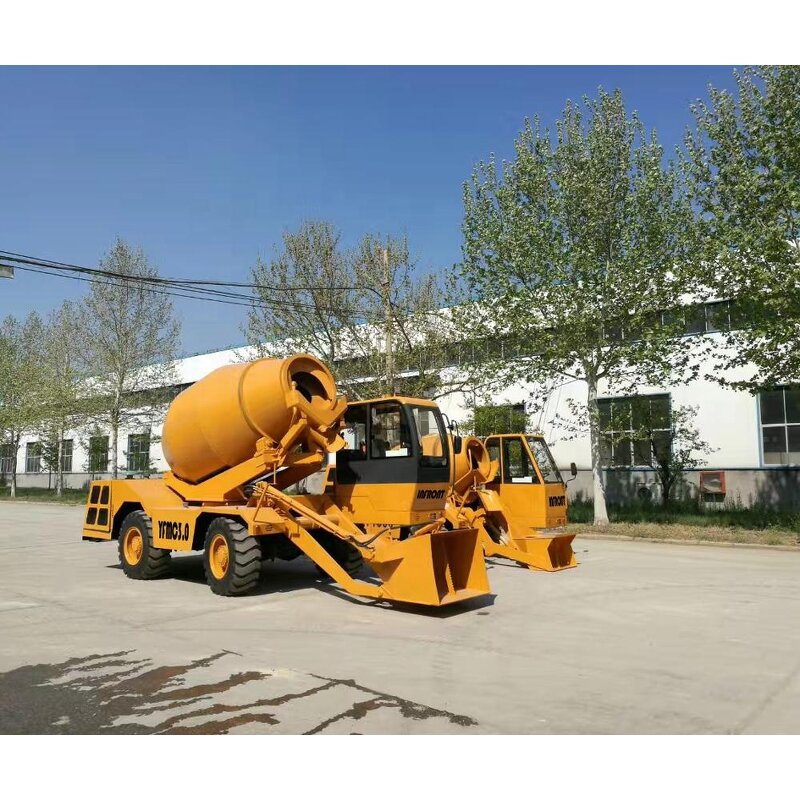 Concrete Mixer - Building Construction Electric Cement Self Loading Mixer