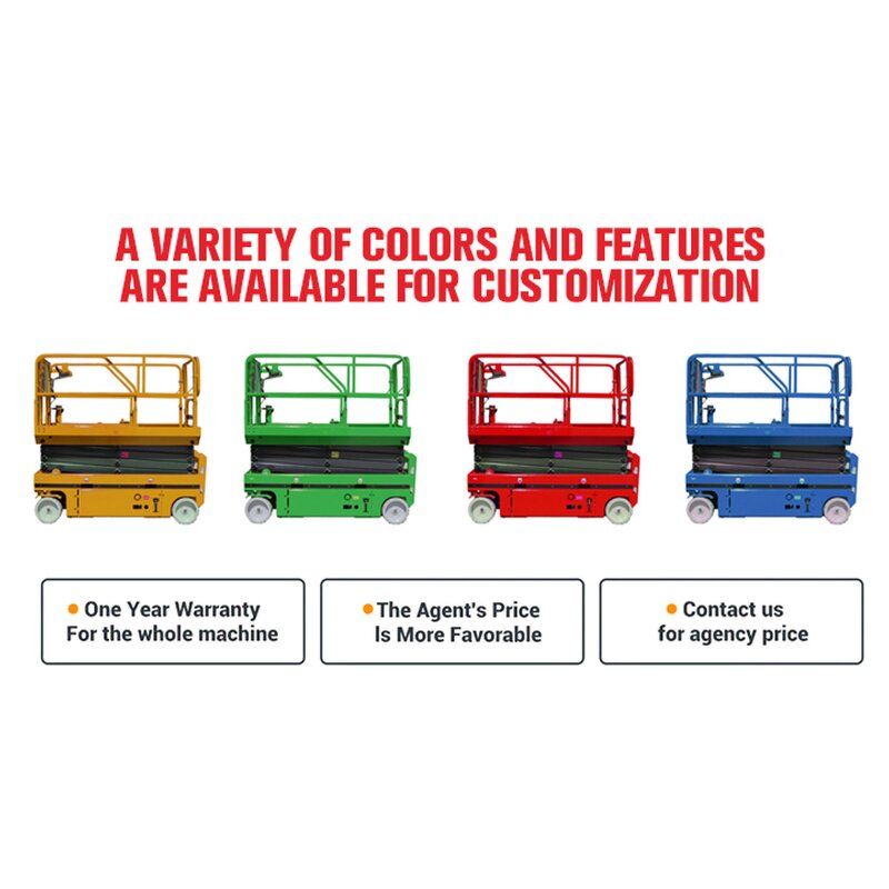 Scissor Lift Manufacturer - 4-14m CE Mini Hydraulic Electric Mobile Self-propelled Aerial