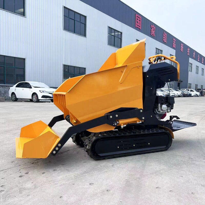 Dumper Manufacturer - 300-1000kg Mini Tractor Crawler Walk Behind Track Dumper