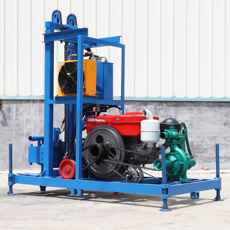 Drilling Rig - 200-500m Portable Tractor Mounted Trailer Water Well Drilling