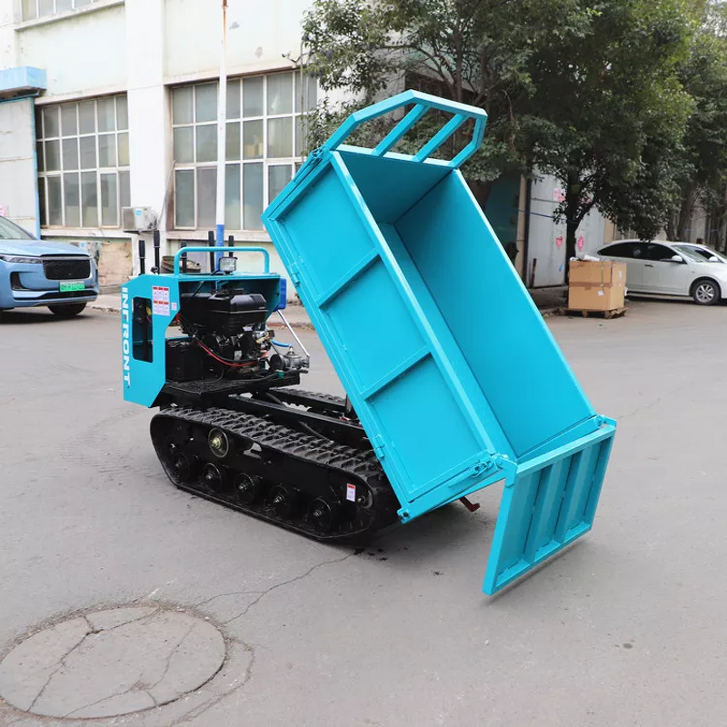 Dumper Manufacturer - CE Approved 500Kgs-1tons Hydraulic Small Crawler Dumper