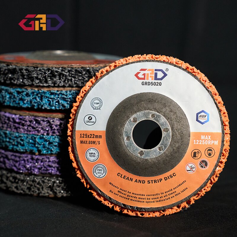 Strip Disc Manufacturer - Quick Clean Silicon Carbide in Blue Purple Black for Fast Removal