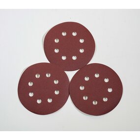 Abrasive Discs Manufacturer - 5 Inch Red 8 Holes 125mm Hook and Loop Sanding & OEM
