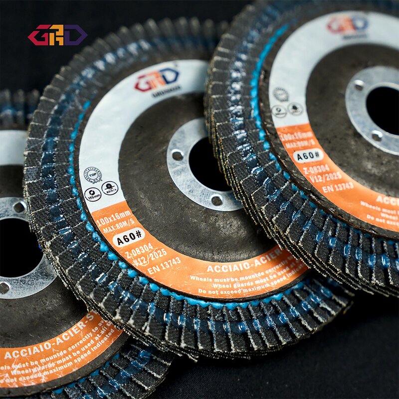 Flap Disc Manufacturer - GRD High Hardness 5 Inch 125mm Nylon Backed Zirconia for Metal