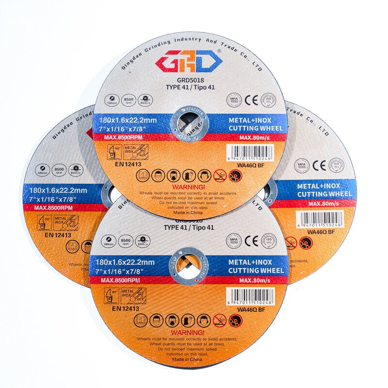 Metal Cutting Abrasive Disc Manufacturer - 7 Inch 180mm High Hardness for Stainless Steel