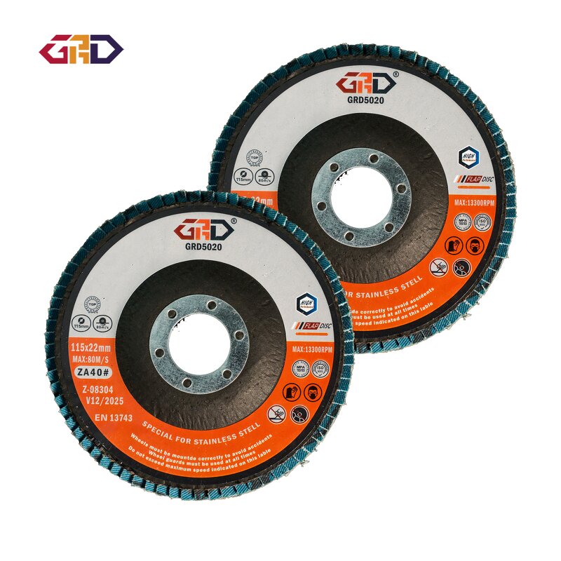 Flap Disc Manufacturer - GRD High Hardness 5 Inch 125mm Nylon Backed Zirconia for Metal