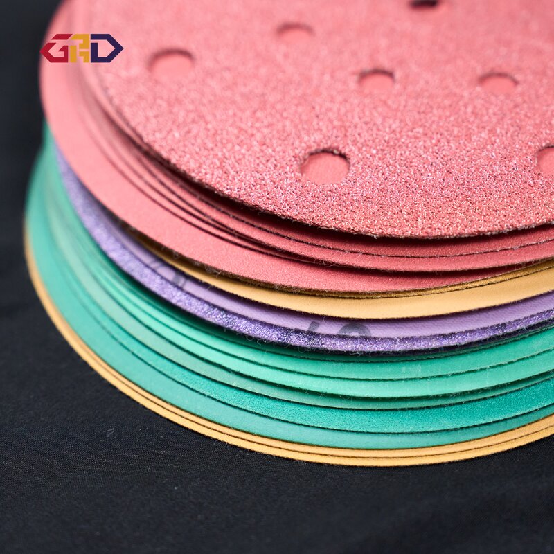 Sanding Disc Manufacturer - Self-Adhesive 6 Inch Yellow Flocking Round for Automotive