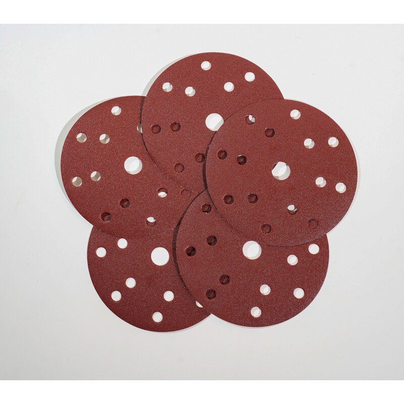 Sanding Discs Manufacturer - 125mm Abrasive Sandpaper Grinding Round Red