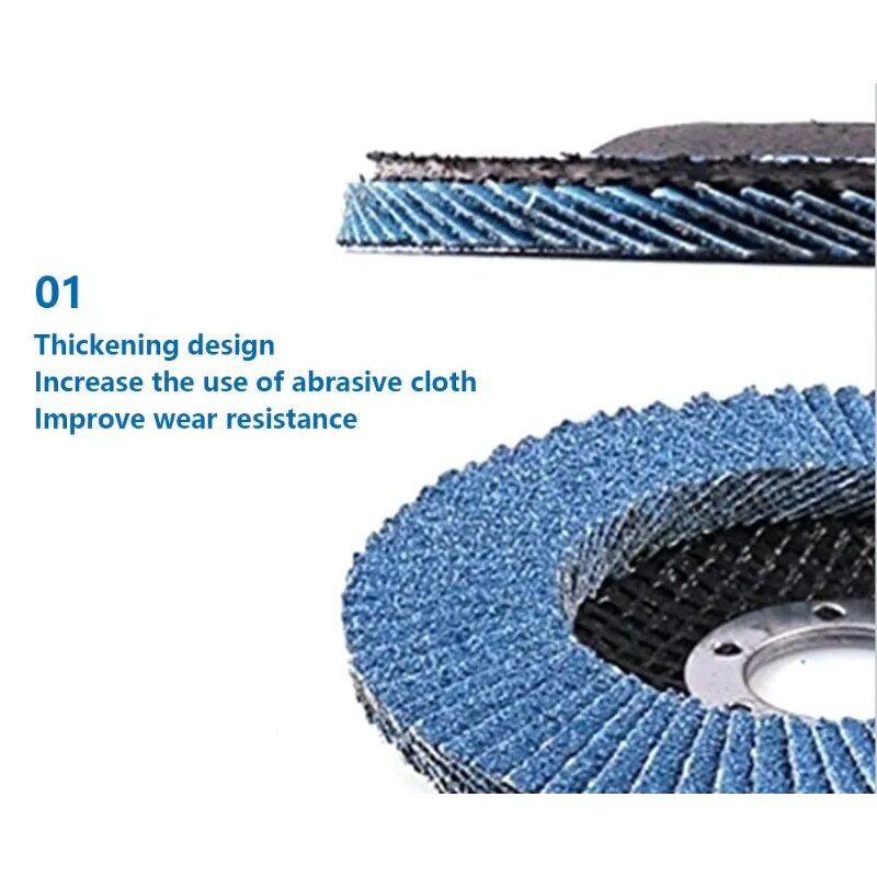 Flap Disc Manufacturer - 125mm Metal Abrasive High-Hardness Grinding for Polishing & OEM