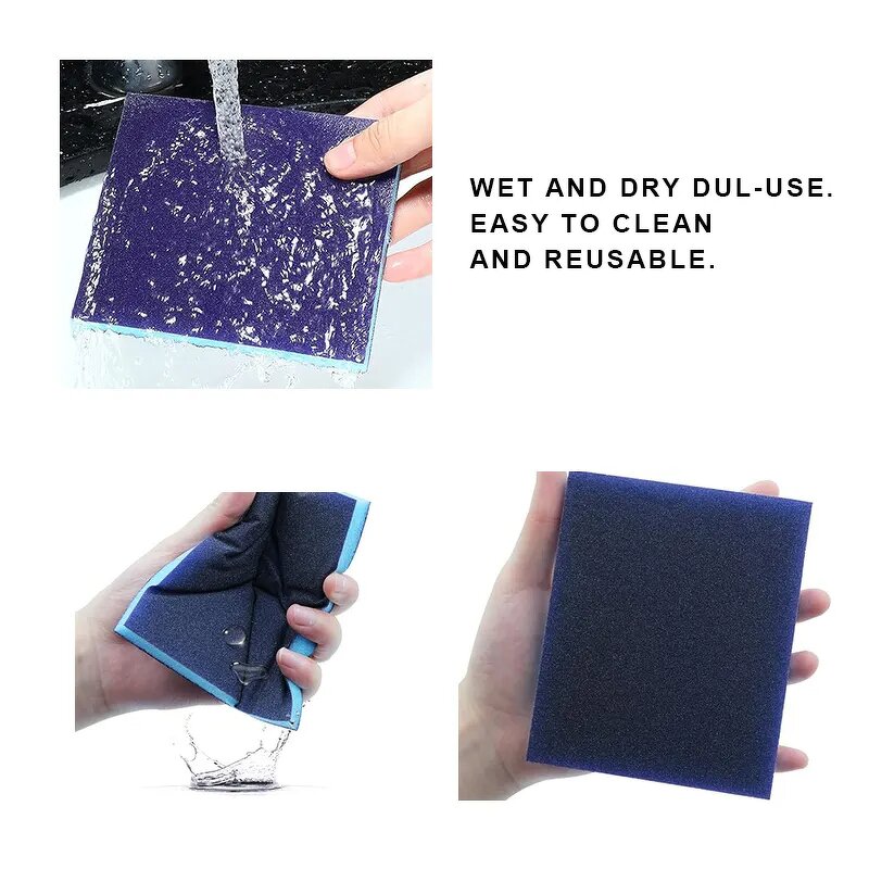 Sanding Block Manufacturer - High Wet/Dry Stainless Steel Sponge Double-Sided 1mm Square