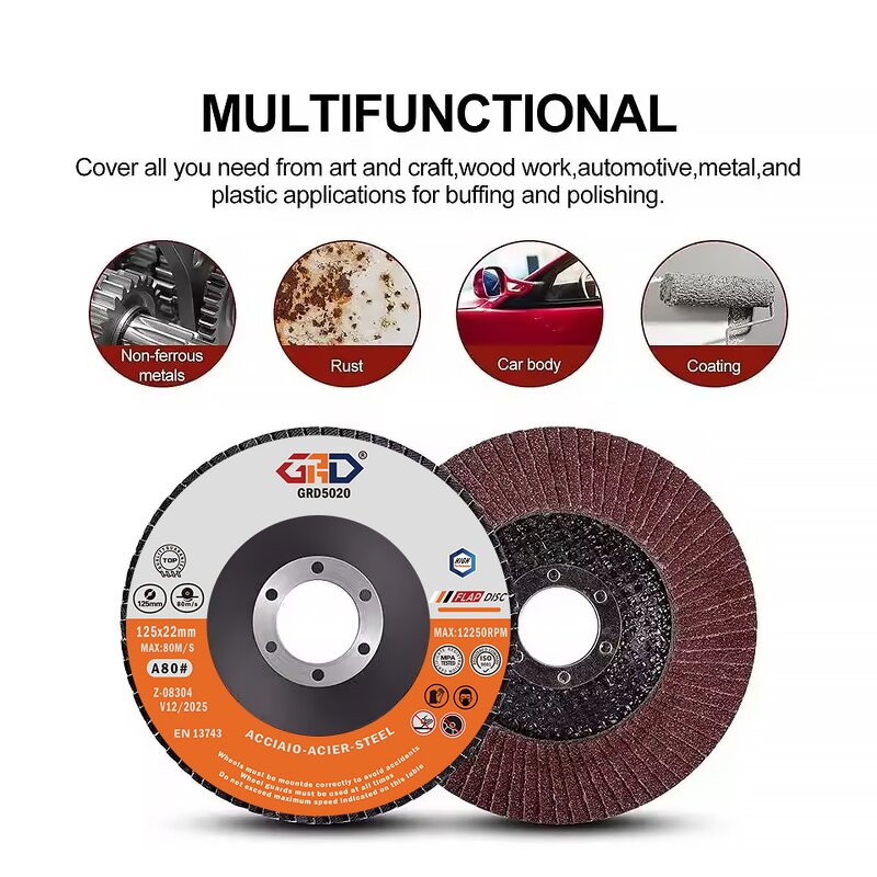 Sanding Disc Manufacturer - Factory Hot Sale High-Hardness Ceramic & Fiber Non-Woven & OEM