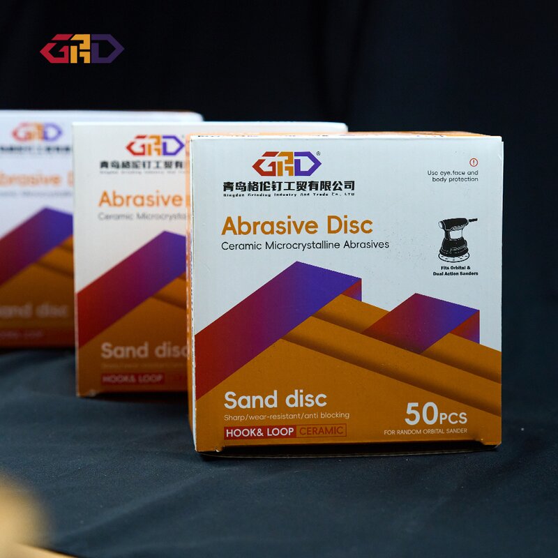 Sanding Discs Manufacturer - 125mm Abrasive Sandpaper Grinding Round Red