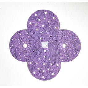 Sanding Paper Manufacturer - Wholesale Purple Ceramic 150mm 6 Inch Hook and Loop for Automotive