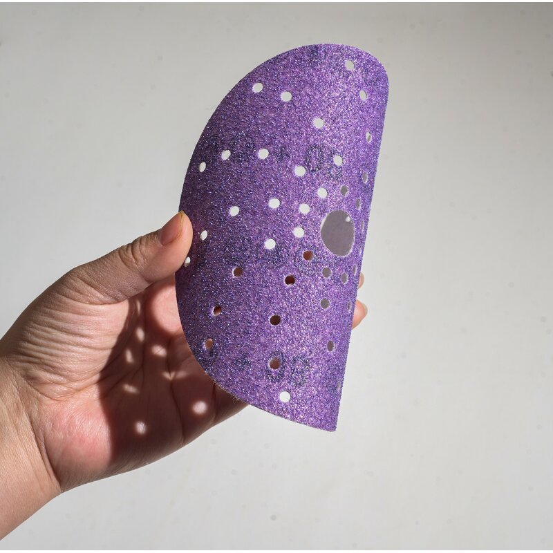 Sandpaper Manufacturer - Durable Purple Automotive with Film Backing for Car Sanding