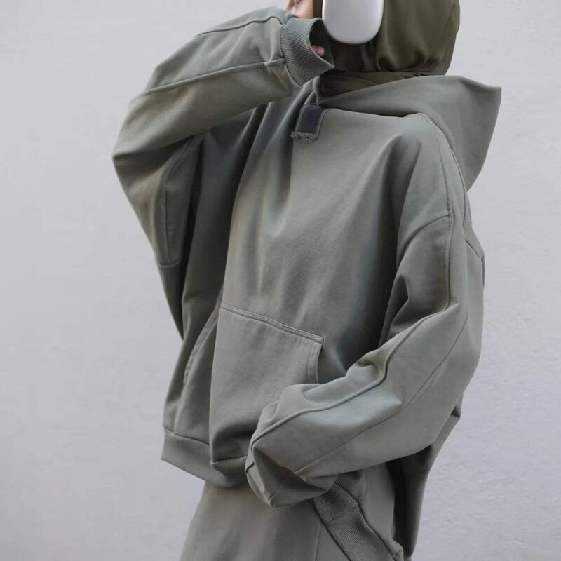 Modest Set - 3 Colors Dubai Turkey Islamic 2pcs Top Skirt Muslim Women