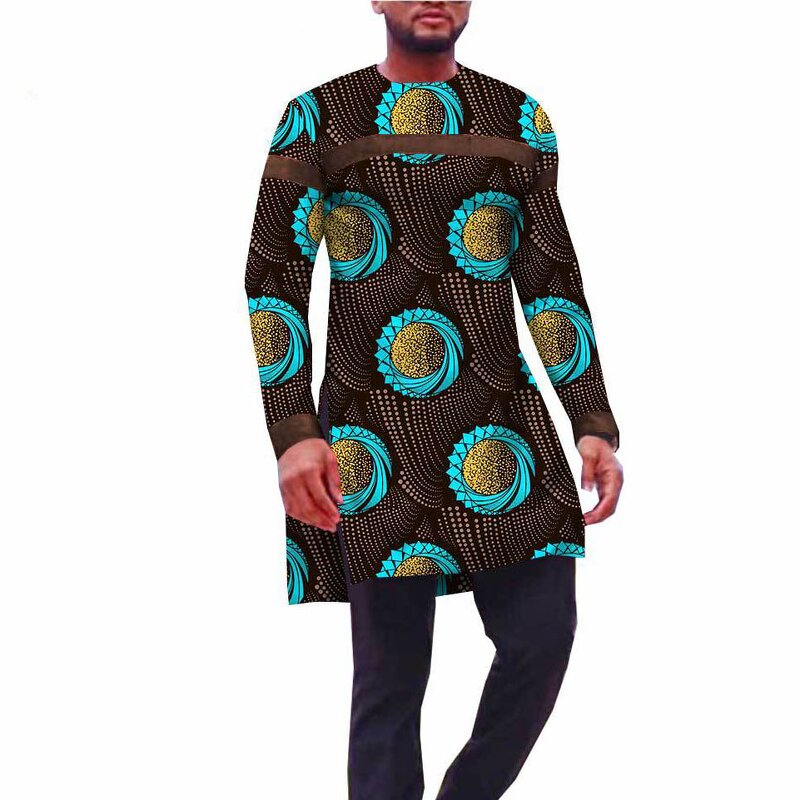 Men Suit - High Quality Ankara Cotton Traditional African Clothes Men