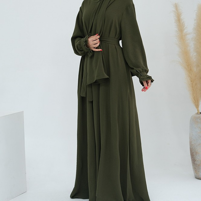 Abaya Manufacturer - Ramadan Dress With Connected Hijab Dubai Turkey Middle East