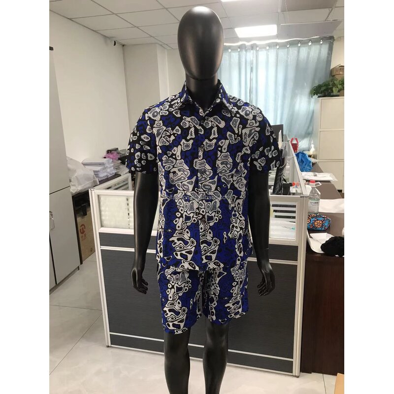 Men Shirt - Dashiki Ankara African Kitenge 100% Cotton South Africa