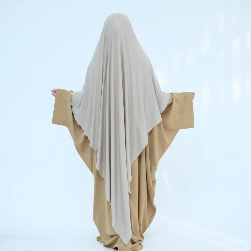Khimar Hijab - Islamic Overhead Jersey Modal Polyester Prayer Long Scarf