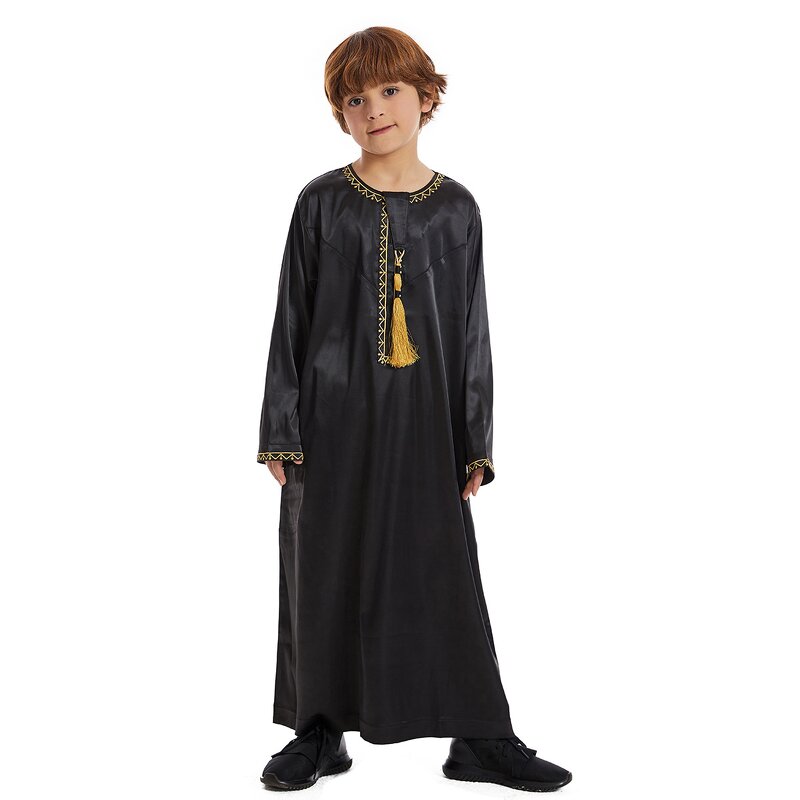 Boy Thobe - Dubai 4 Colors Muslim Children Boys Eid Dress Thobe