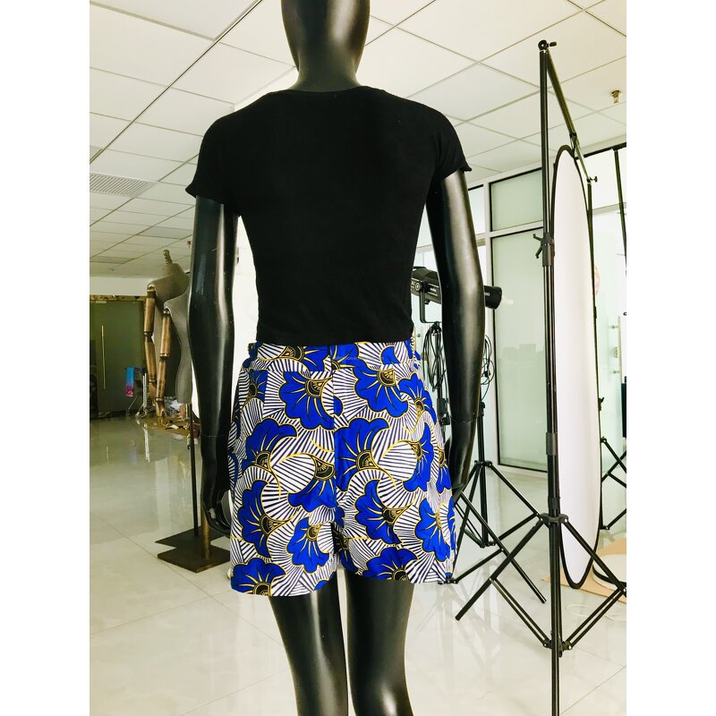 African Shorts - Kitenge Cotton Wax Ankara Beach Woven Small Order