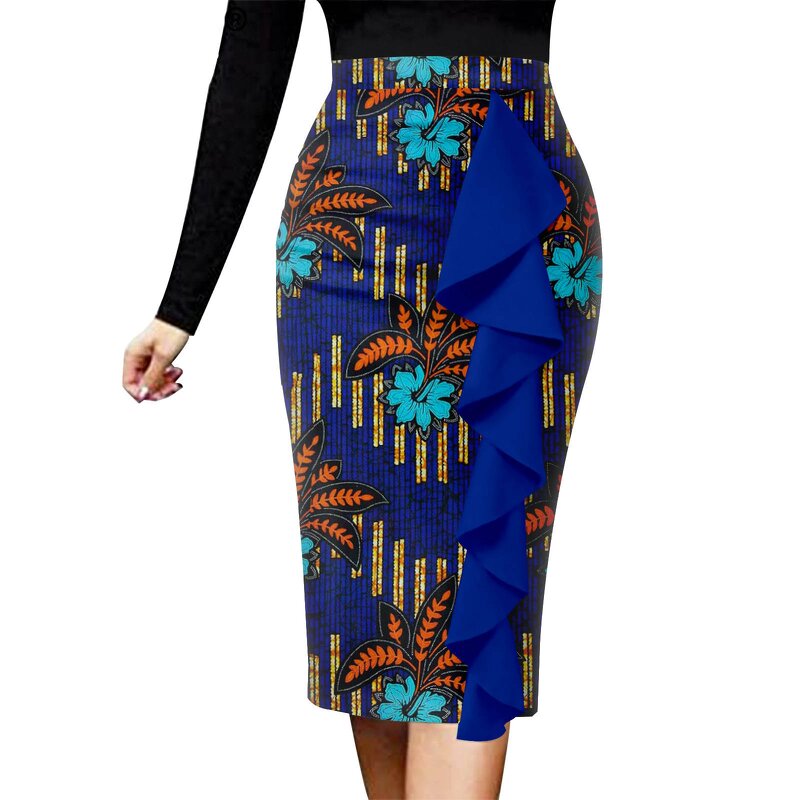 African Skirt - High Fashion Wax Fabric 100% Cotton Kitenge Designs