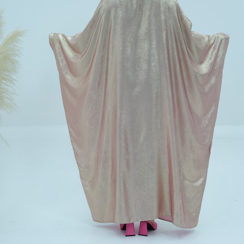 Abaya Manufacturer - 2025 Eid 11 Colors Silver Printed Batwing Butterfly Kaftans