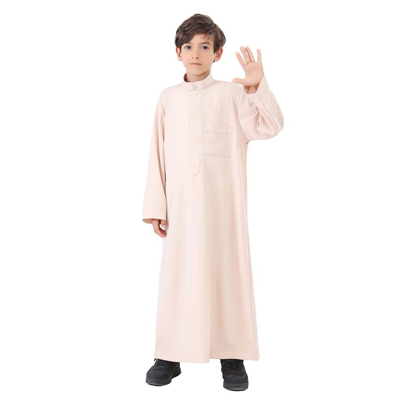 Boy Thobe - Saudi Dubai 4 Colors Muslim Islamic Kids Boys Clothing