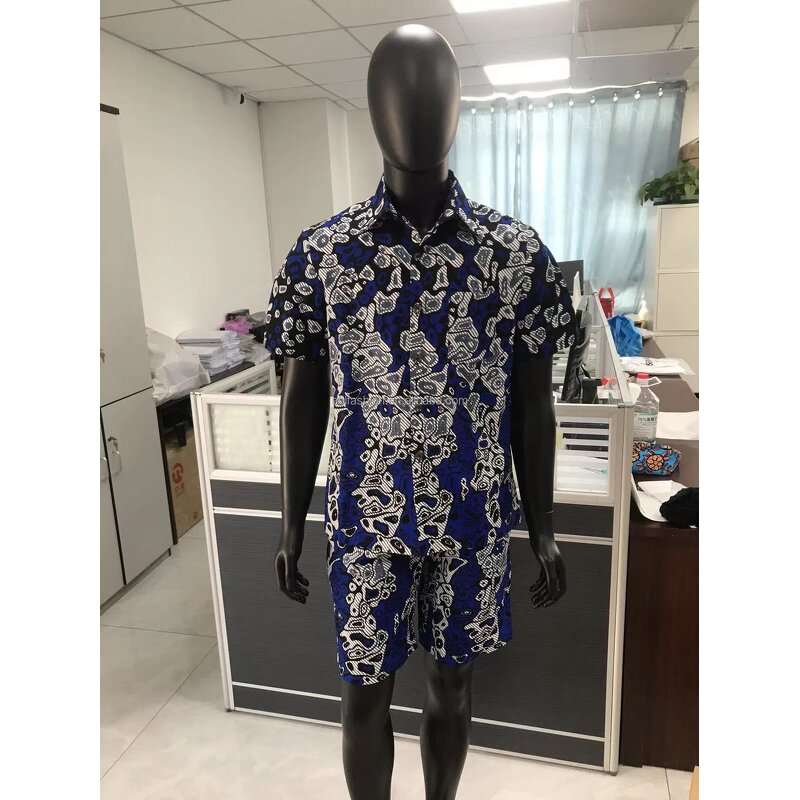 Men Shirt - Dashiki Ankara African Kitenge 100% Cotton South Africa