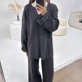 Winter Set - Muslim Women Winter Collection Two Piece Warm Modest Outfit