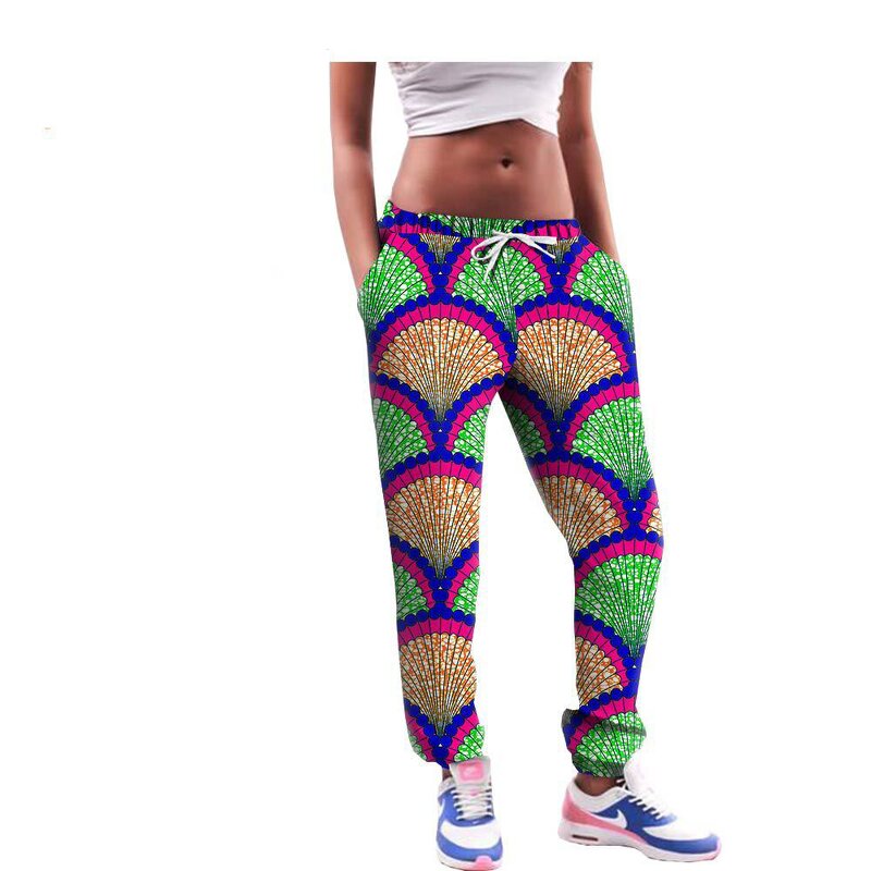 African Pants - Batik Kente Wax Print 32 Colors 100% Cotton Women
