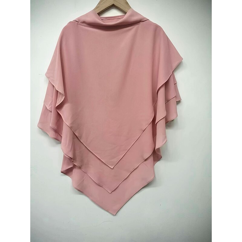 Kids Abaya - 2024 6 Colors Embroidered Sleeves Open Muslim Girls