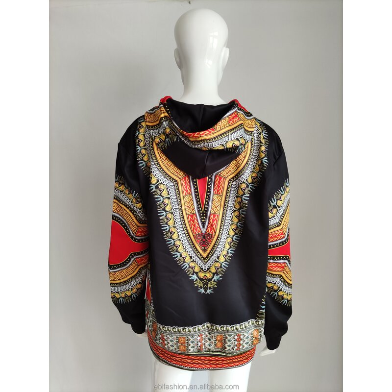 Hoodies - 6 Colors Polyester Couples African Clothing Custom In-stock