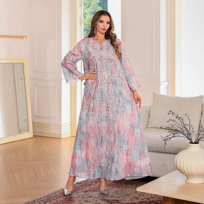 Kaftan Abaya - New Elegant Embroidered Middle Eastern Eid Autumn