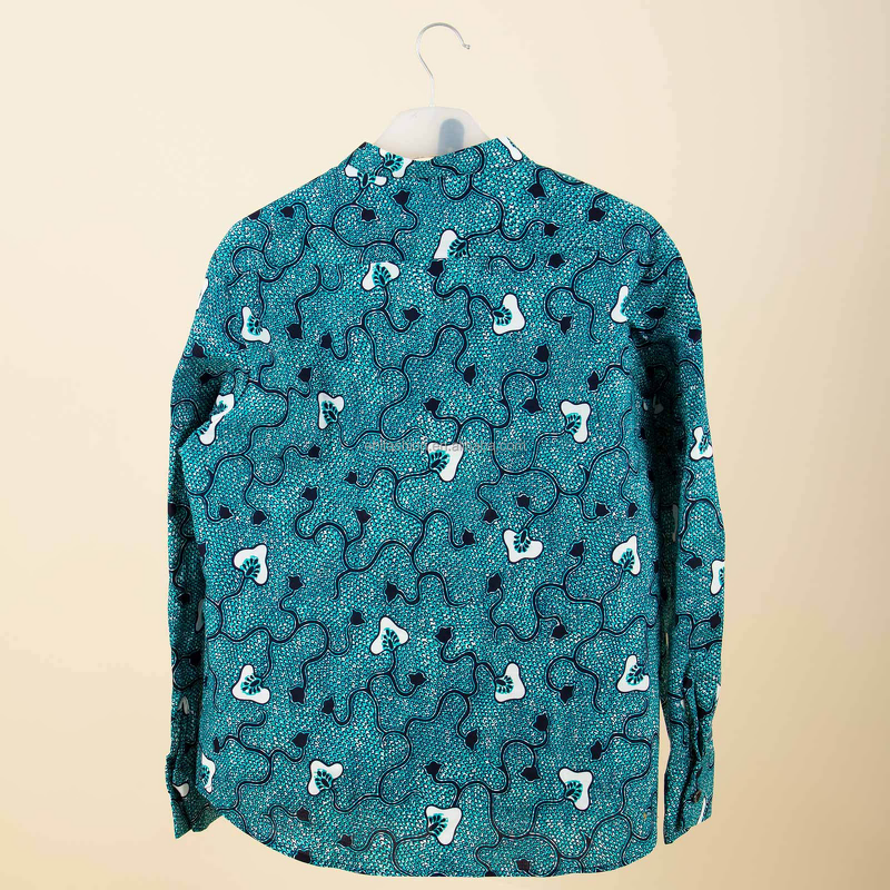 Men Set - 100% Cotton Ankara Wax Bazin 2 Pieces Traditional Attire