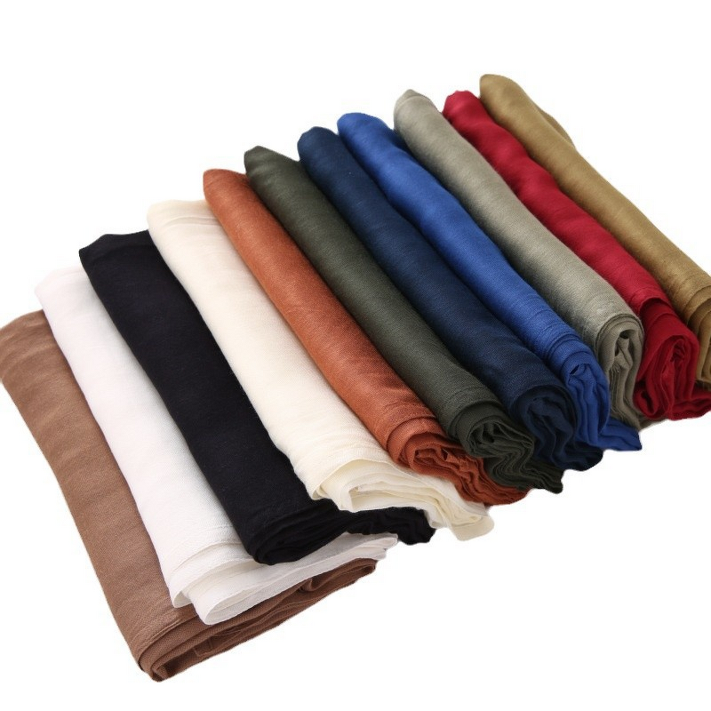 Hijab Scarf - Wide-brimmed Modal Rayon Soft Skin-friendly Double-needle