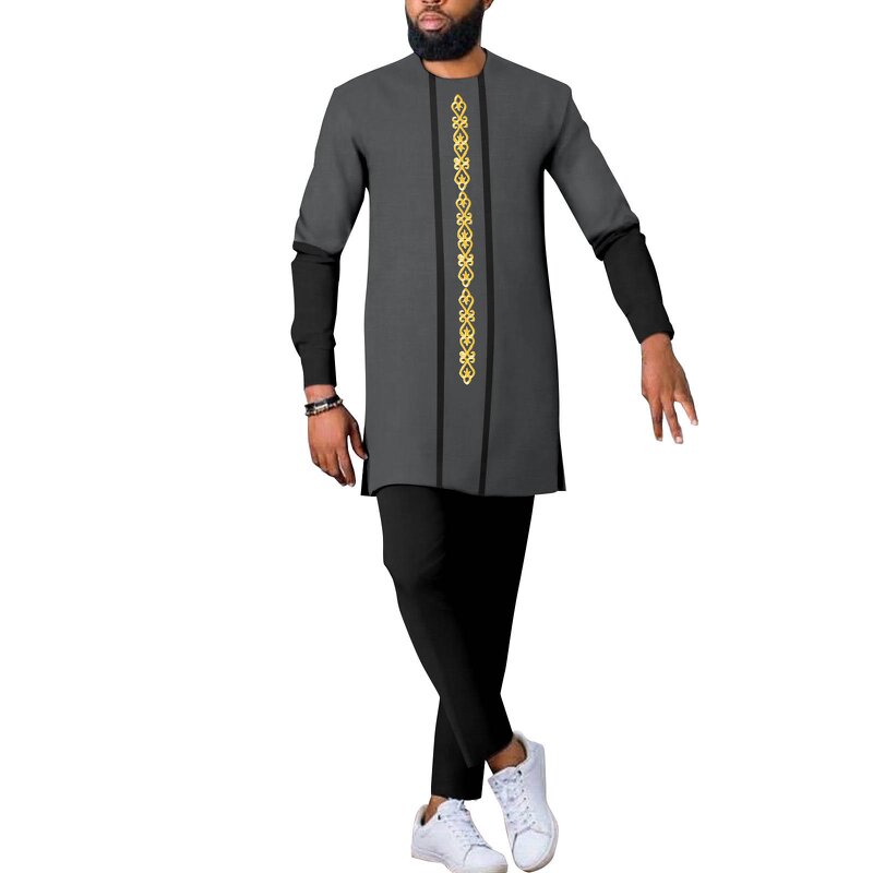 Men Wear - 2025 100% Cotton Short Sleeve Ankara African Traditional