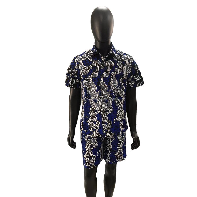 Men Shirt - Dashiki Ankara African Kitenge 100% Cotton South Africa