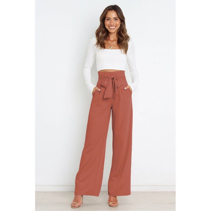 Women Pants - 4 Colors Autumn Winter Wide-leg Modal Thin Velvet