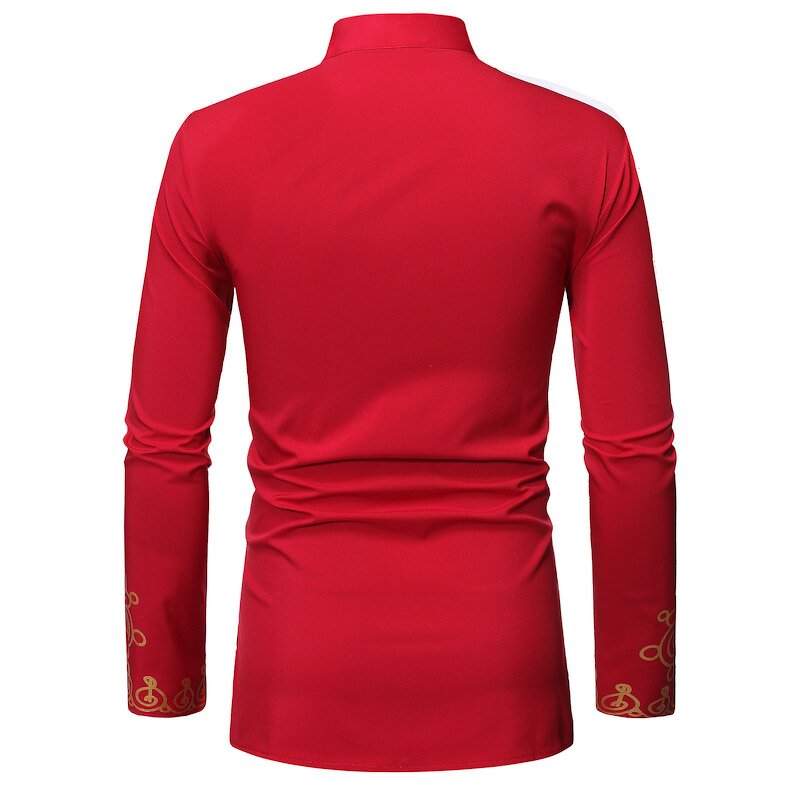 Men Set - African Wear Long T-shirt Top Pants Outfits African Clothes