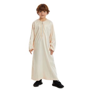 Men Thobe - Dubai 4 Colors Arabic Moroccan Ramadan Muslim Clothing